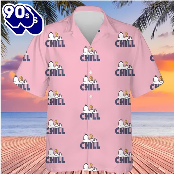 Snoopy Chill Adult Hawaiians Shirt