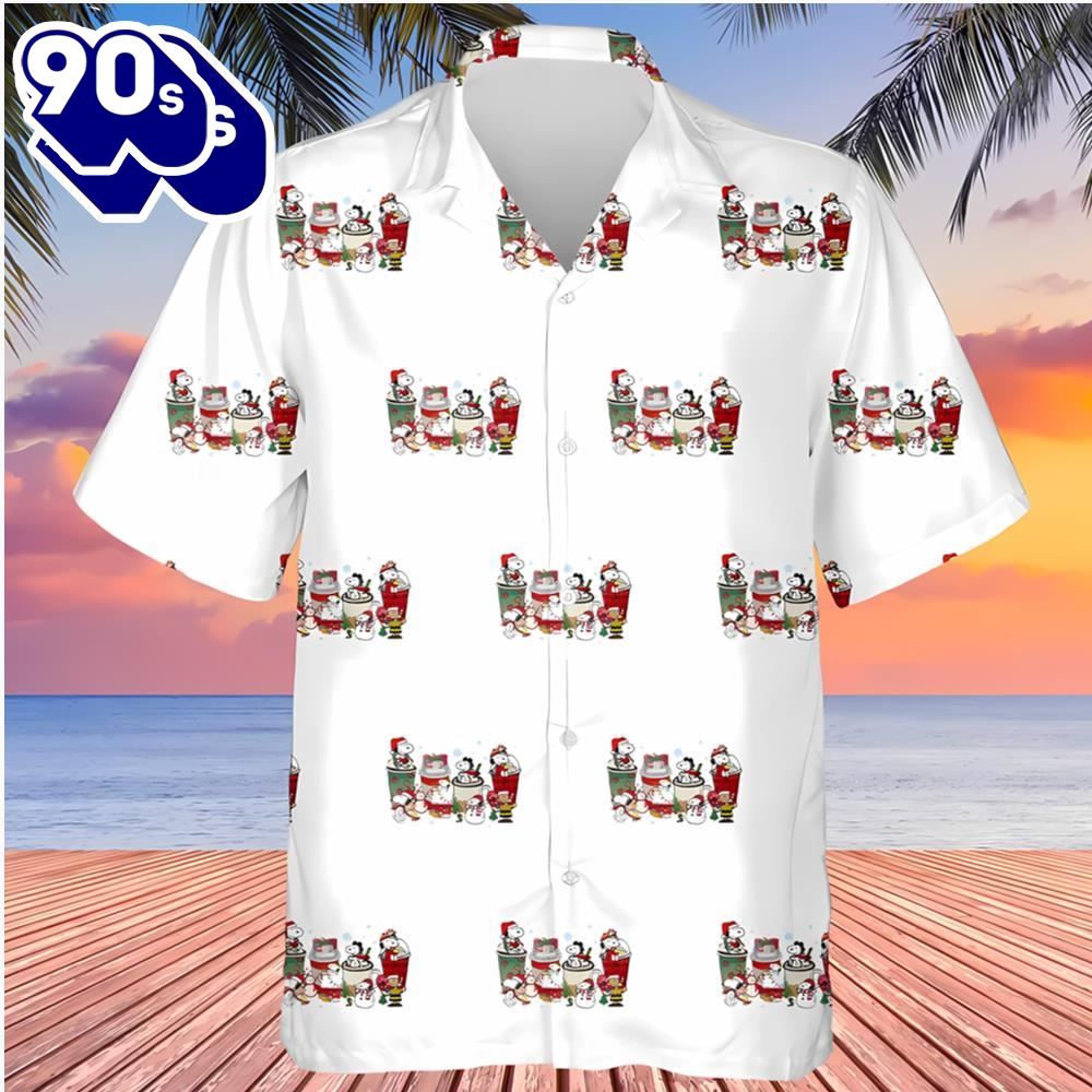 Snoopy Christmas Coffee Hawaiians Shirt