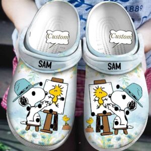 Snoopy Crocs Shoes Clogs Crocband…