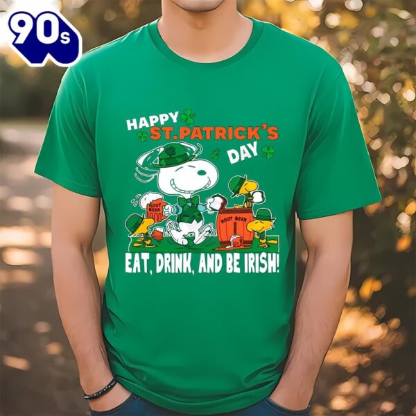 Snoopy Dog Root Beer Saint Patrick’s Day Shirt