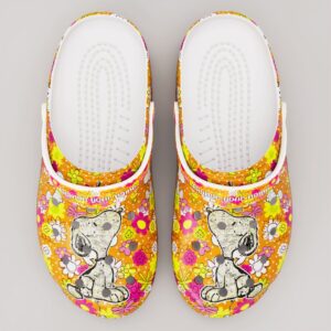 Snoopy Flower Crocs 3D Clog Shoes for Women Men Kids 2