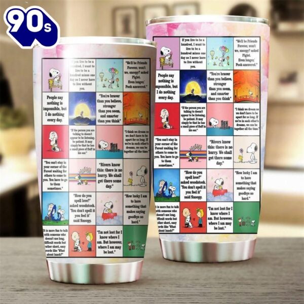 Snoopy Icon  Gift For Lover Day Travel Tumbler