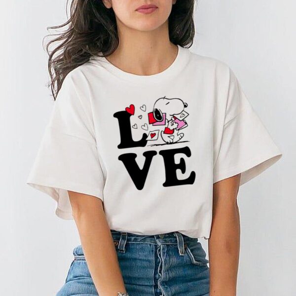 Snoopy Love Happy Valentine Shirt