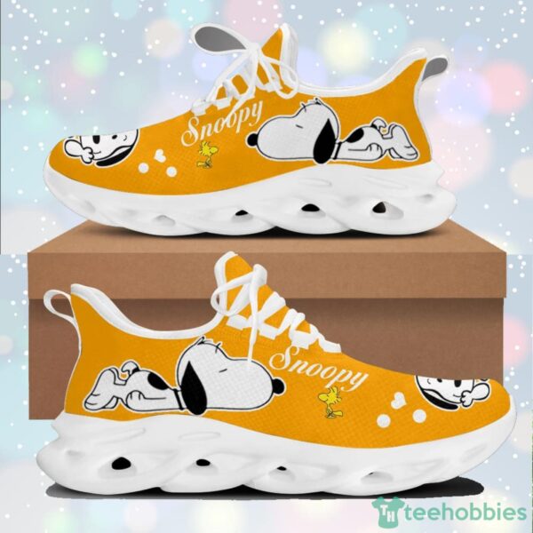 Snoopy Max Soul Sneaker Running Shoes Dark Orange Shoes