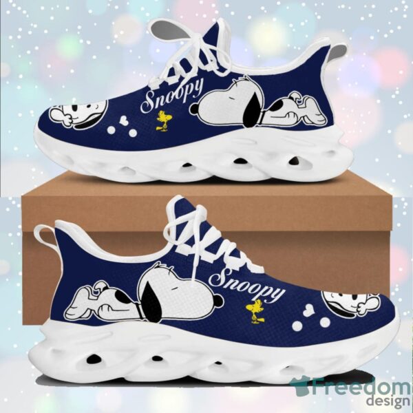 Snoopy Max Soul Sneaker Running Shoes Navy Shoes