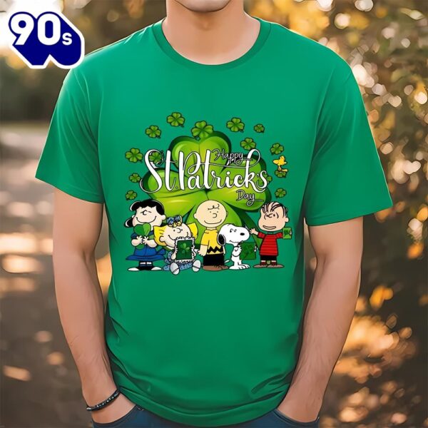Snoopy Peanuts Character Happy St Patrick’s Day Shirt