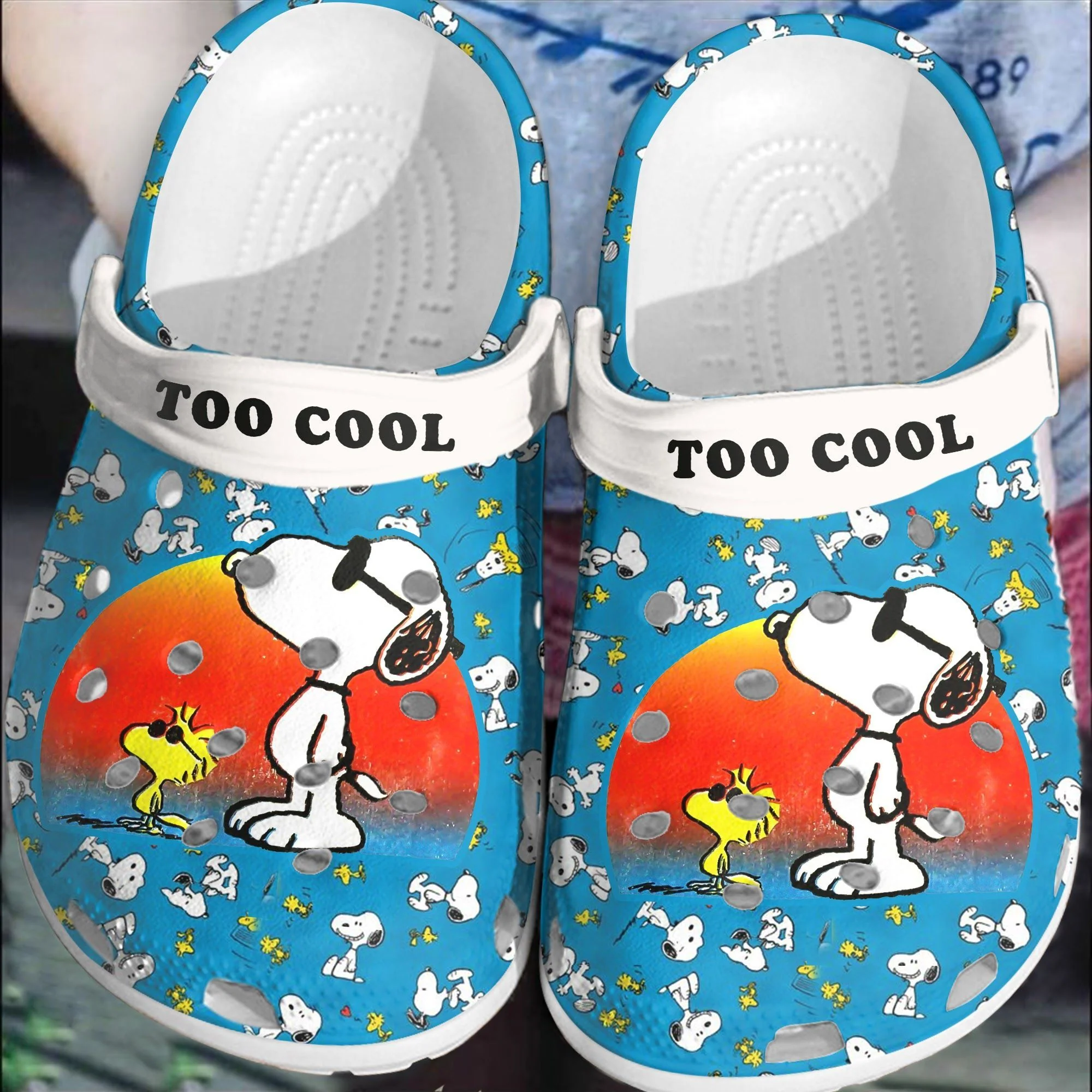 Snoopy Peanuts Crocs Crocband Clogs…