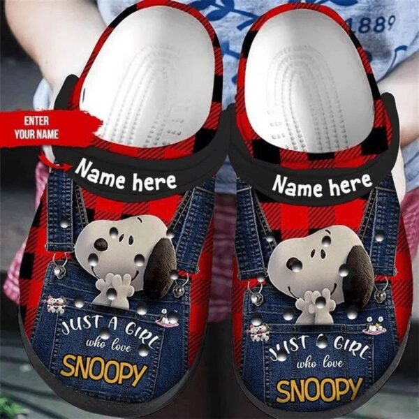 Snoopy Peanuts Crocs Crocband Comfortable Clogs Shoes For Men Women