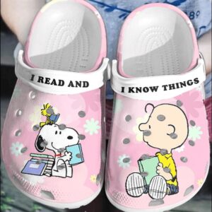 Snoopy Peanuts Crocs Crocband Shoes…