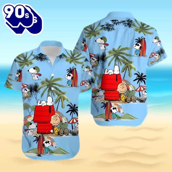 Snoopy Summer Time 3D Hawaiian Shirt