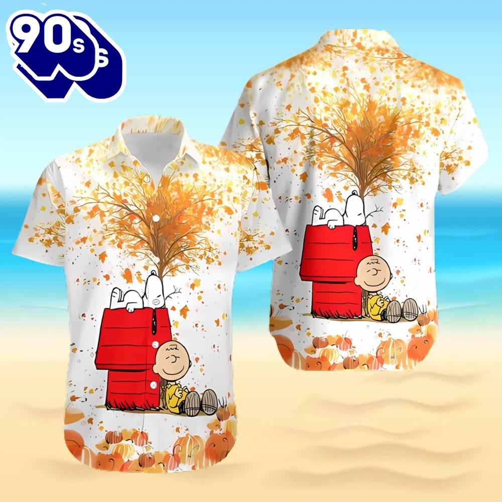 Snoopy Summer Vacation All Over Print 3D Hawaiian Shirt