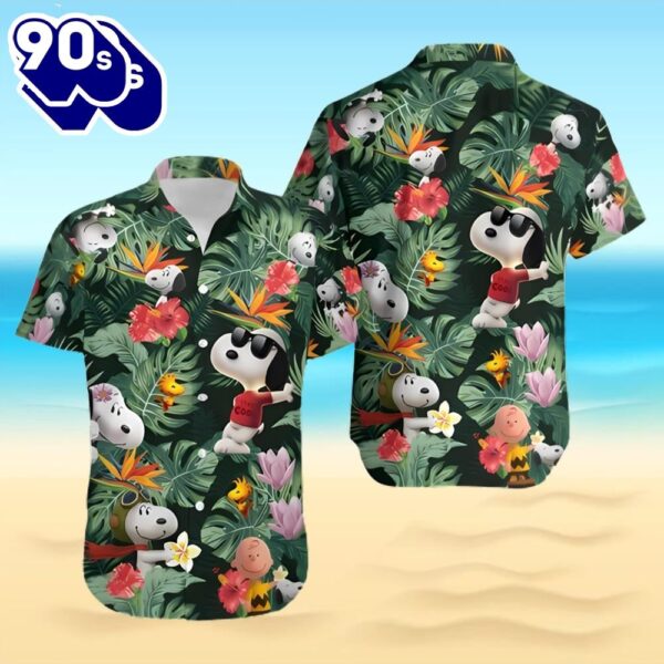 Snoopy Summer Vacation Hawaiian Shirt