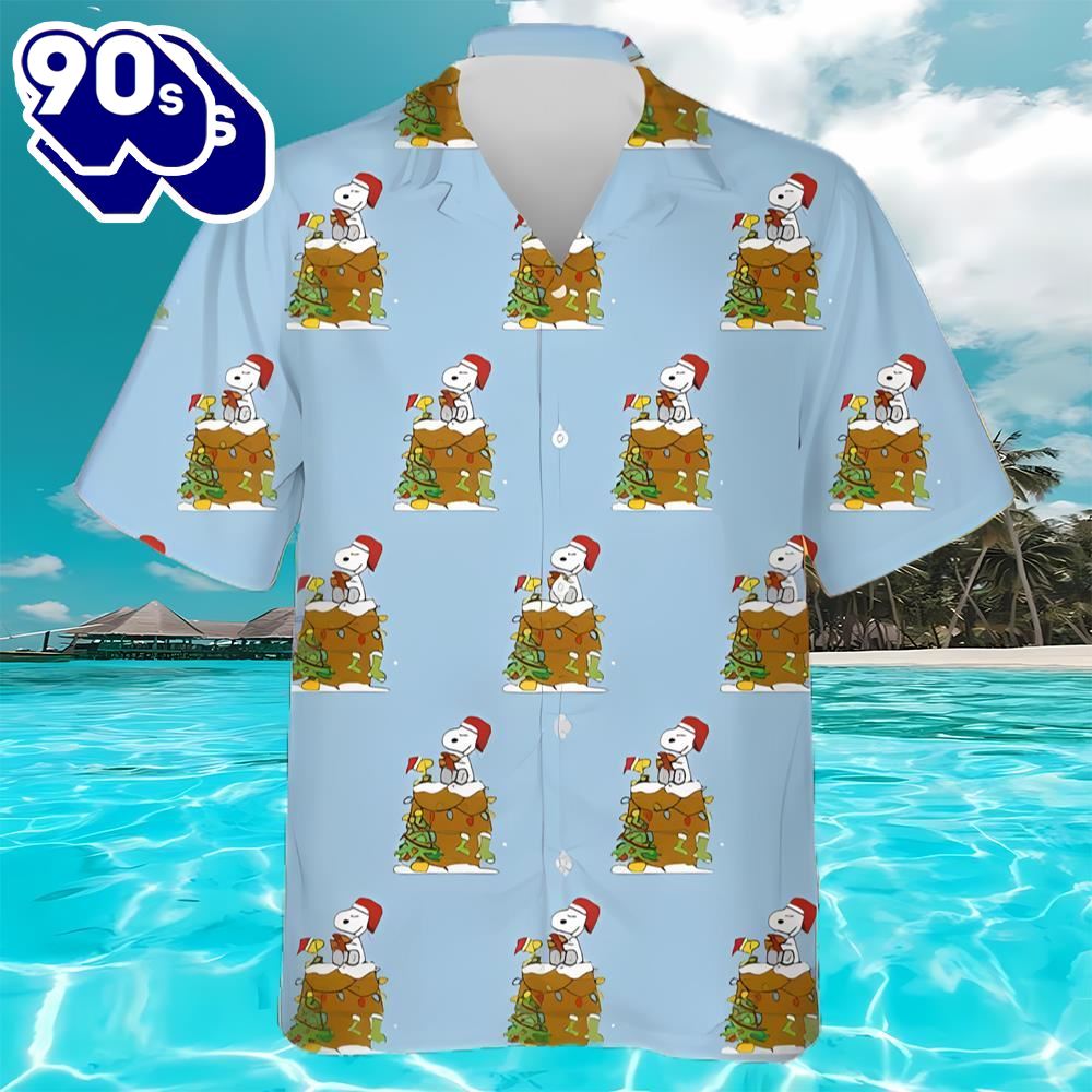 Snoopy Vacation 3D Hawaiian Shirt