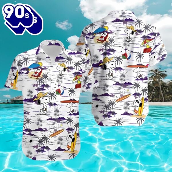 Snoopy Vacation All Over Print Hawaiian Shirt