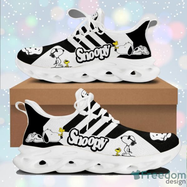 Snoopy White Striped Max Soul Sneaker Running Shoes