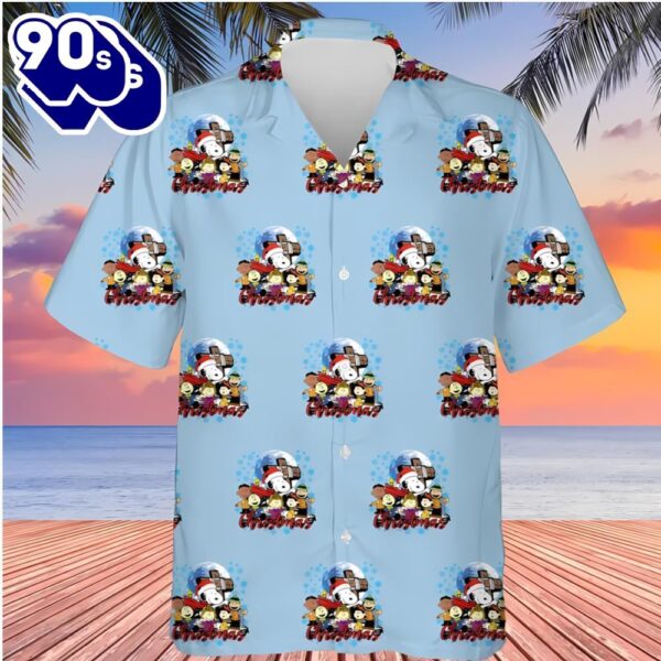 Snoopy With Friends All Over Print Hawaiian Shirt