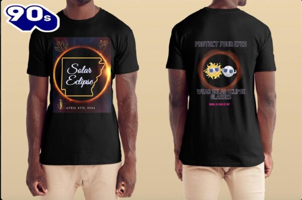 Solar Eclipse 2024 Arkansas T-Shirts