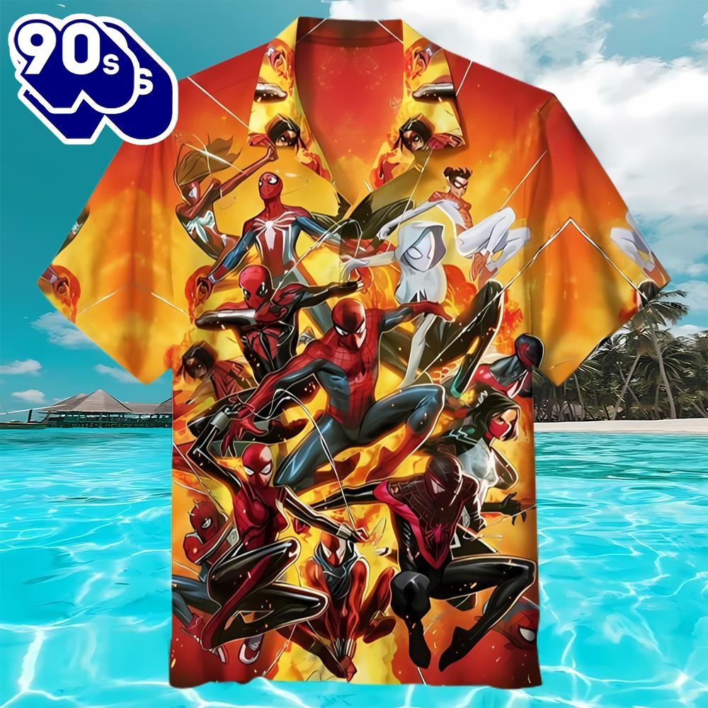 Spider-Man Super Hero Unisex Hawaiian Shirt