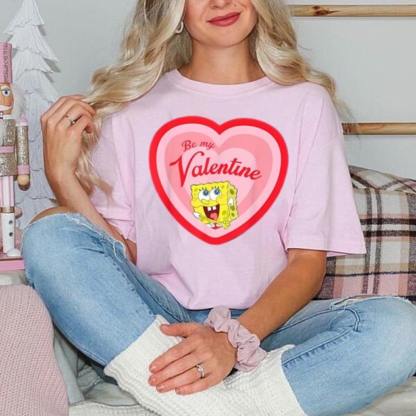 Spongebob Squarepants Spongebob Be My Valentine T-Shirt Happy Valentine’s Day