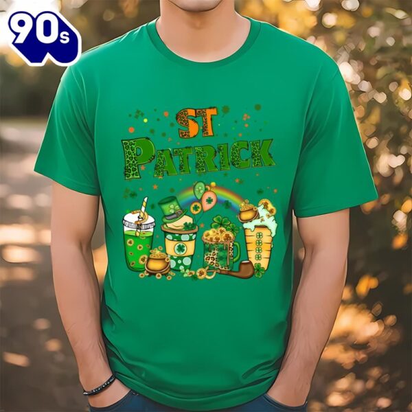 St. Patrick’s Day Drink Coffee Latte Shirt