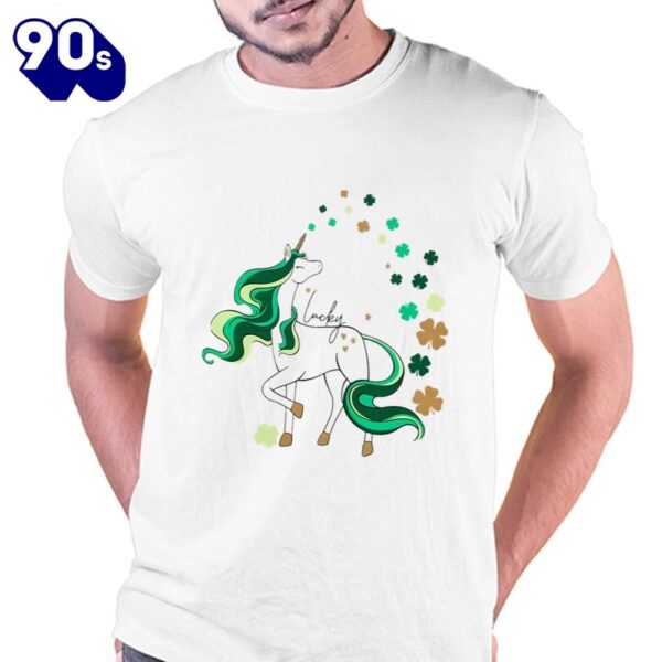 St Patrick’s Day Girls Unicorn Shirt