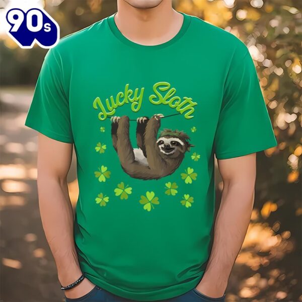 St. Patrick’s Day Lucky Sloth T-Shirt