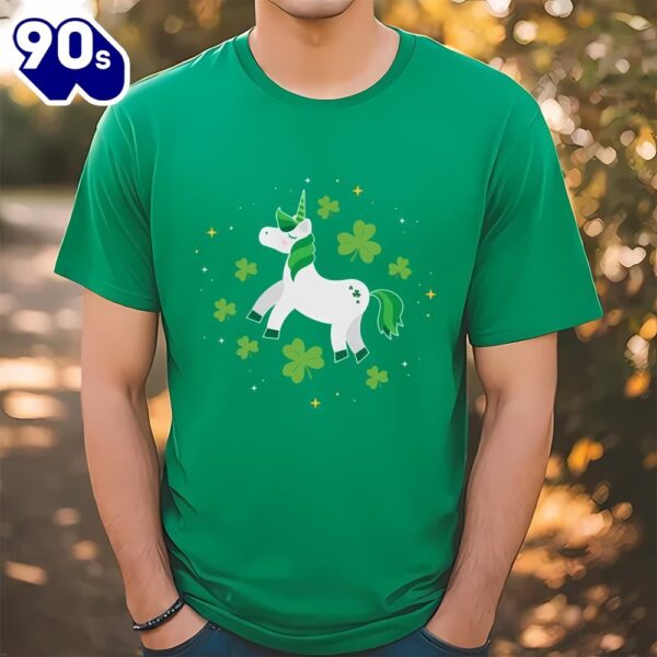 St Patrick’s Day Unicorn Lepricorn T-Shirt