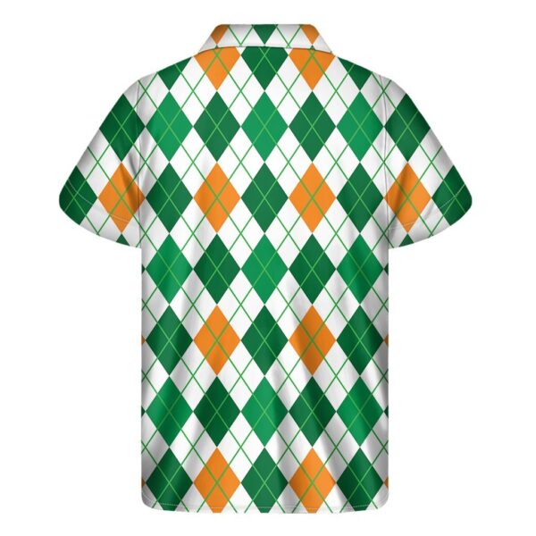 St Patrick’s Day Argyle Pattern Hawaiian Shirt