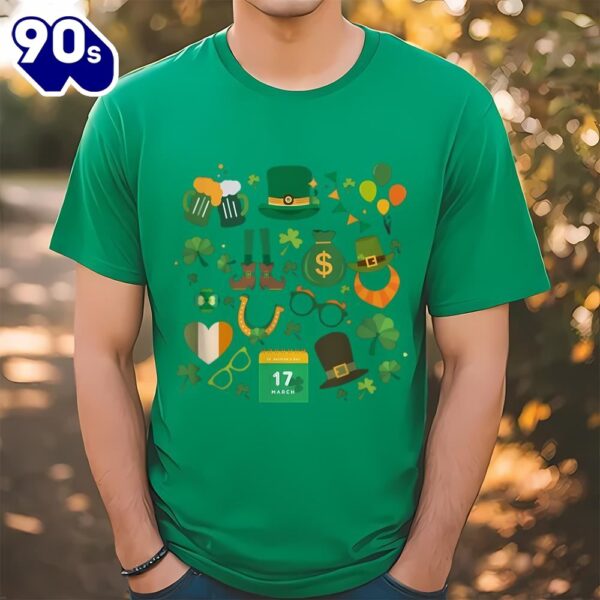 St Patricks Day Doodle Saint Patricks Day T-shirt