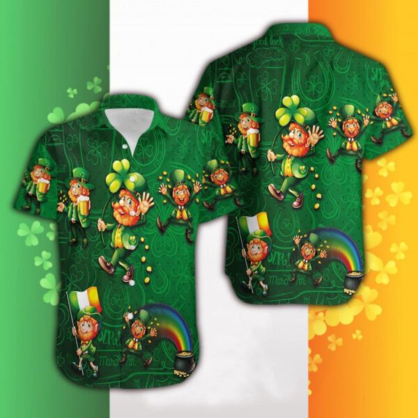 St Patrick’s Day Lucky Money Hawaiian Shirt