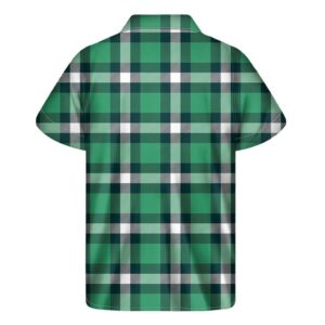 St Patricks Day Plaid Pattern Hawaiian Shirt 2