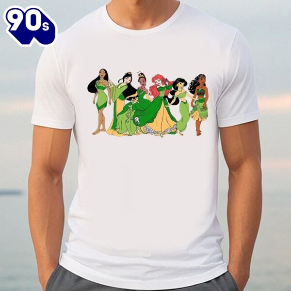 St Patricks Day Princess T-Shirt, Disney Princess T-Shirt