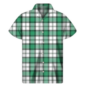 St Patricks Day Tartan Pattern Hawaiian Shirt 1