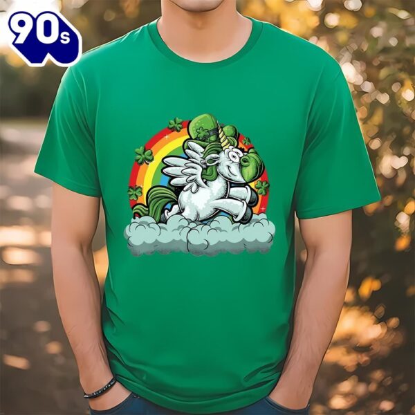 St Patricks Day Unicorn Unicorn Luck Funny T-Shirt