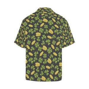 St Patricks Day With Shamrock Coin Pattern Hawaiian Shirt 4