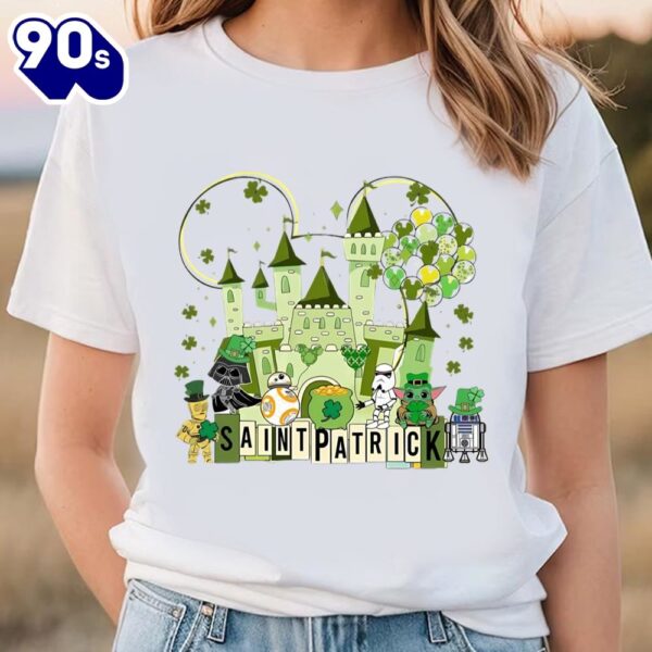 Star Wars Mickey Head St Patrick’s Day Shirt