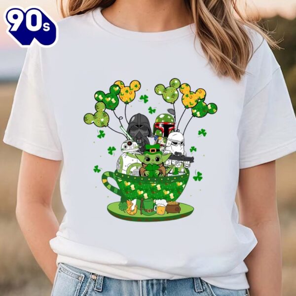 Star Wars St Patrick’s Day T-Shirt, Star Wars Mickey Head T-Shirt