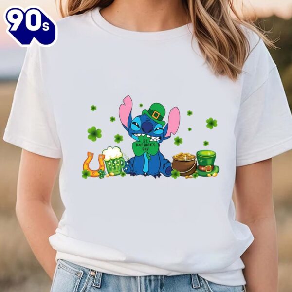 Stitch Green St Patrick’s Day T-Shirt