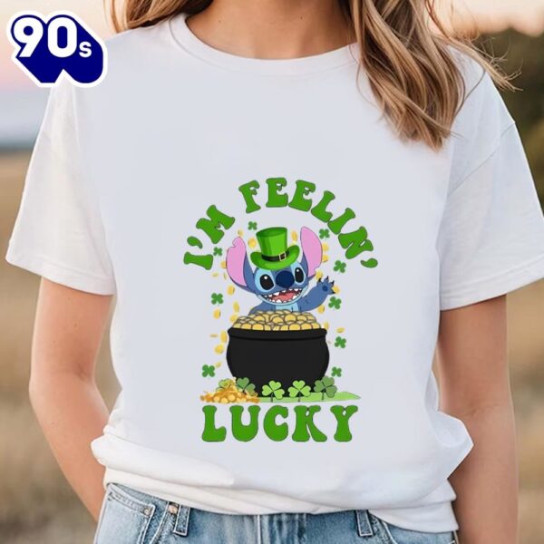 Stitch I’m Feelin Lucky St Patrick’s Day Shirt