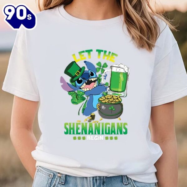 Stitch St Patrick’s Day Gift T-Shirt