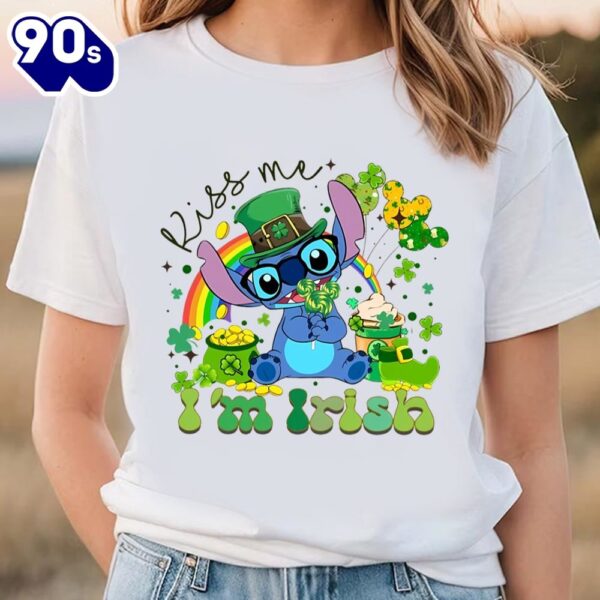 Stitch St Patrick’s Day Shirt, Kiss Me I’m Irish Shirt