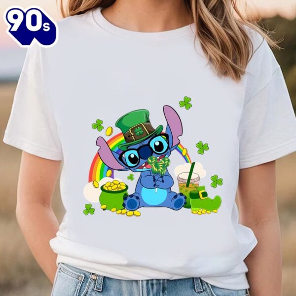 Stitch St. Patrick’s Day, Stitch Shenanigans Irish Shamrock Shirt