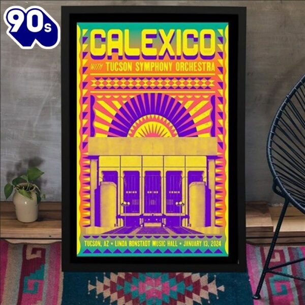 Stream Calexico Tour In Hall Tucson, AZ Jan 13 2024 Poster