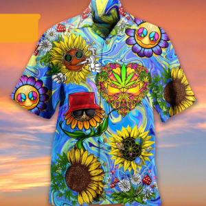 Sunflowers Peace Life 3d Hippie…