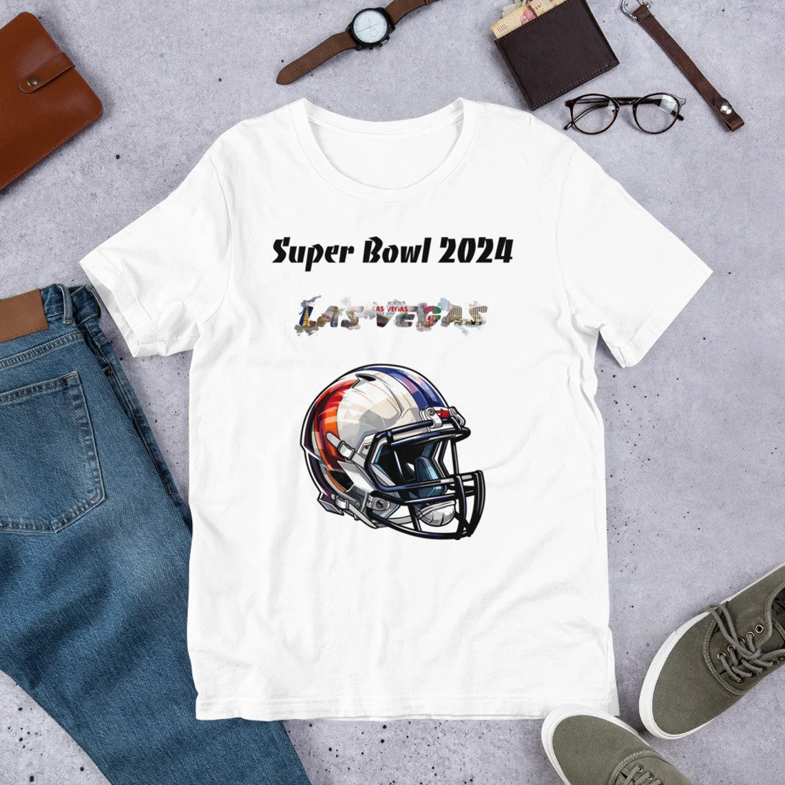 Super Bowl 2024 Las Vegas t-shirt