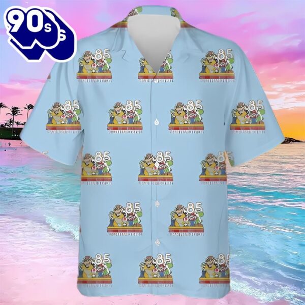 Super Mario Character Hawaiian Shirt