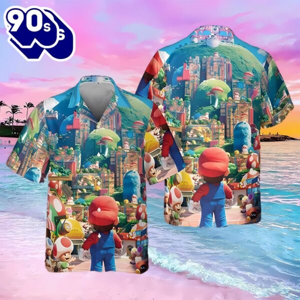 Super Mario Kart Hawaiian Shirt
