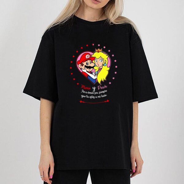 Super Mario Princess Peach Valentine’s Day T-Shirt Valentines Day Ideas 2024