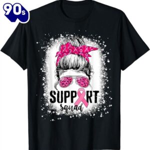 Support Squad Messy Bun Pink…