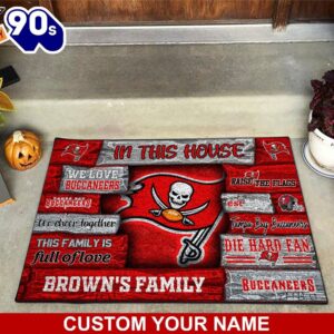 Tampa Bay Buccaneers NFL-Custom Doormat…